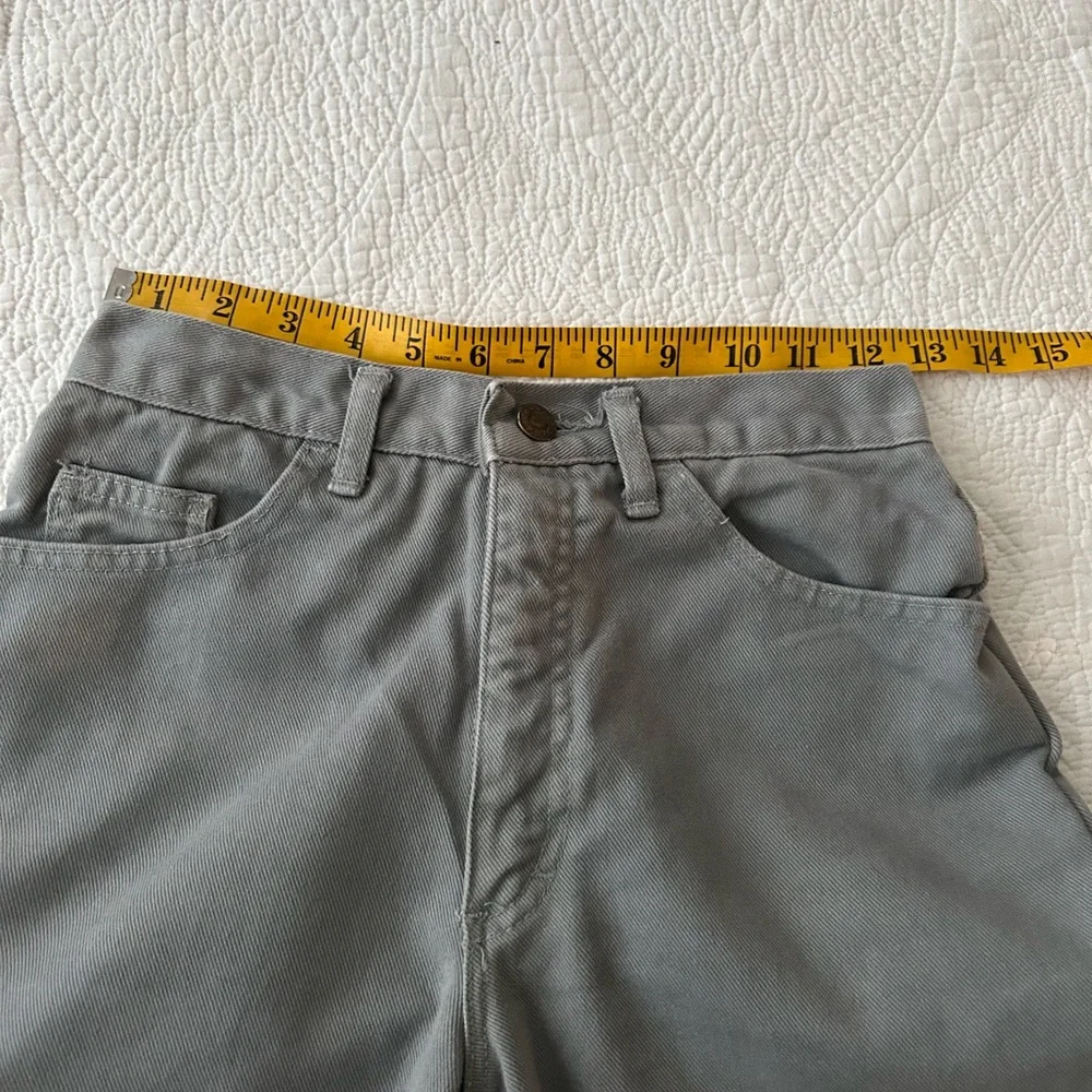 Vintage 90s Mom Jeans in grey twill denim. Size 4 (more like a 2). Decent shape!